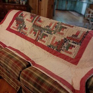 Vintage hand stitched quilt